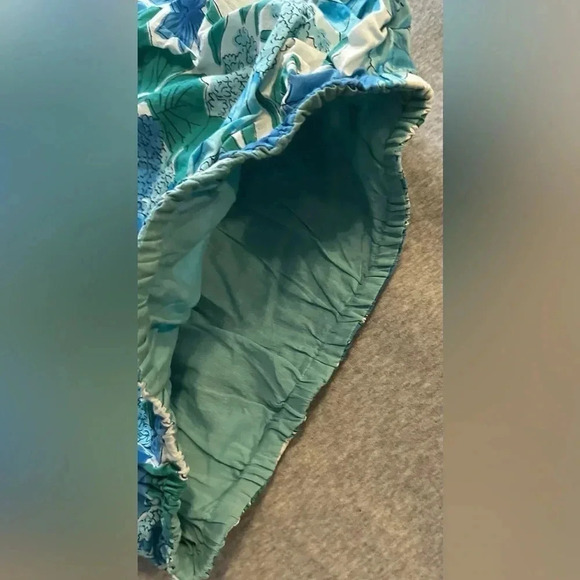 NWT Cupcakes and Pastries kids blue floral bubble dress size 6 - Picture 2 of 4